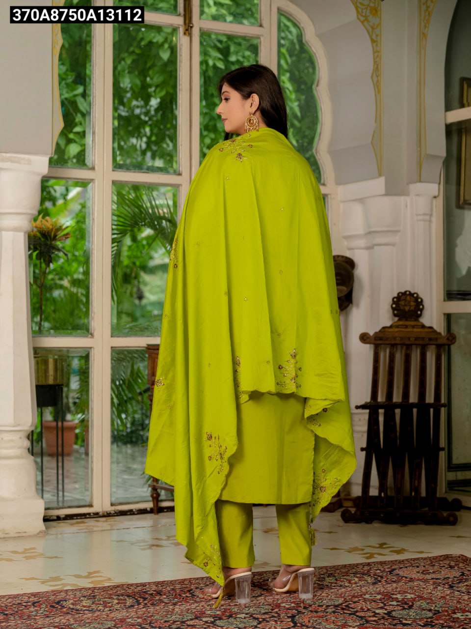 Elegant Straight Kurti Pant Dupatta Set