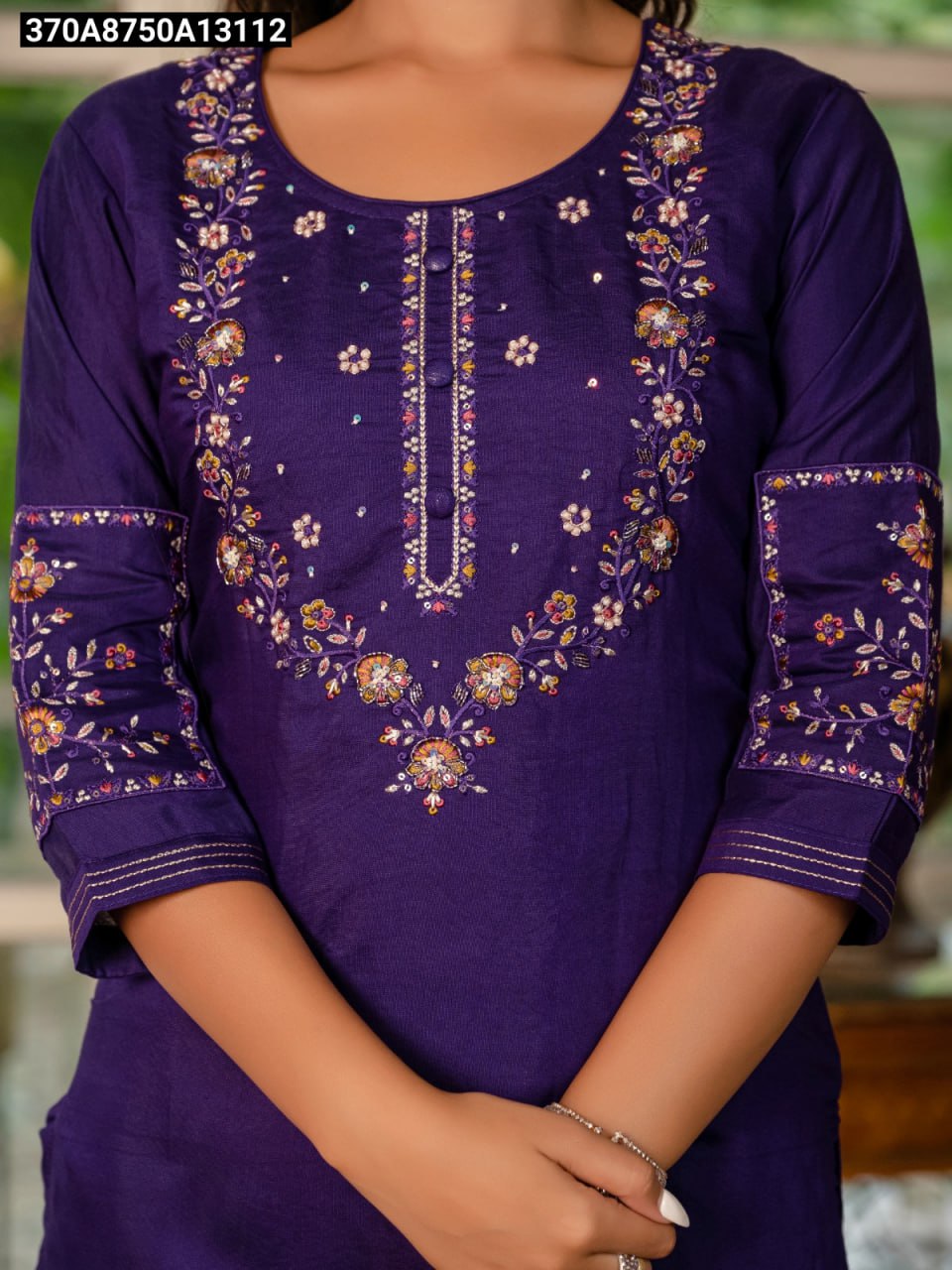 Elegant Straight Kurti Pant Dupatta Set